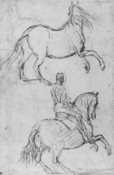 Studies of a Horse and Man on Horseback Diego Velazquez